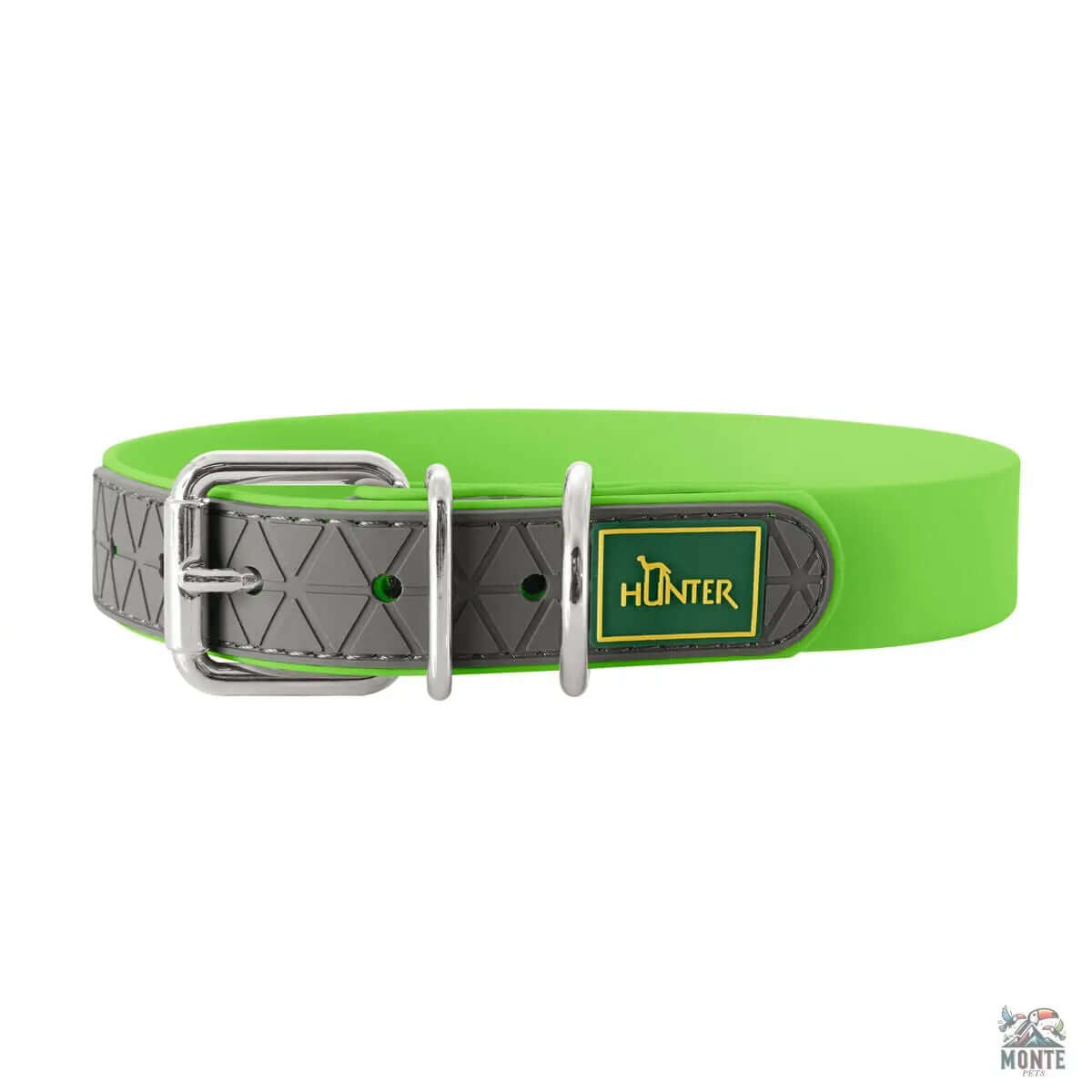 Hundehalsband Hunter Convenience 47-55 cm L grün-MONTE-PETS